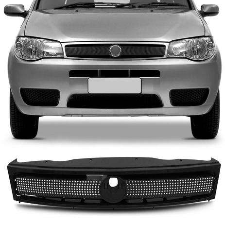 Grade Dianteira Radiador Palio 2004 a 2010 Siena Strada 2005 a 2010 Preta Espaço Emblema - Blawer Menor preço em Grade Dianteira Radiador Palio 2004 a 2010 Siena Strada 2005 a 2010 Preta Espaço Emblema - Blawer