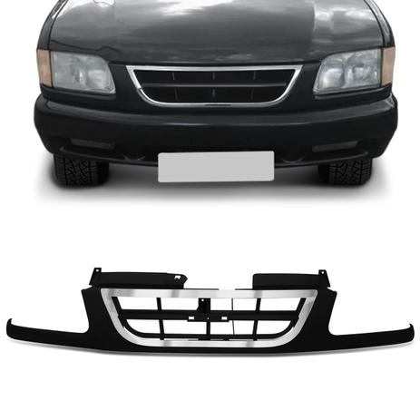 Grade Dianteira S10 Blazer 1995 1996 1997 1998 1999 Preta Friso Cromado Espaço Emblema - Prime Menor preço em Grade Dianteira S10 Blazer 1995 1996 1997 1998 1999 Preta Friso Cromado Espaço Emblema - Prime