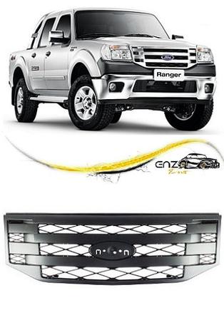 Grade Frontal Dianteira Ford Ranger 2010 2011 2012 Cinza Menor preço em Grade Frontal Dianteira Ford Ranger 2010 2011 2012 Cinza