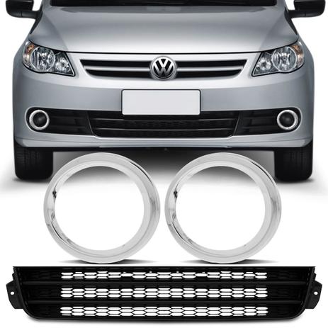 Grade Inferior Gol Voyage Saveiro G5 09 a 13 Preta + Par Aro Milha - Prime é boa?