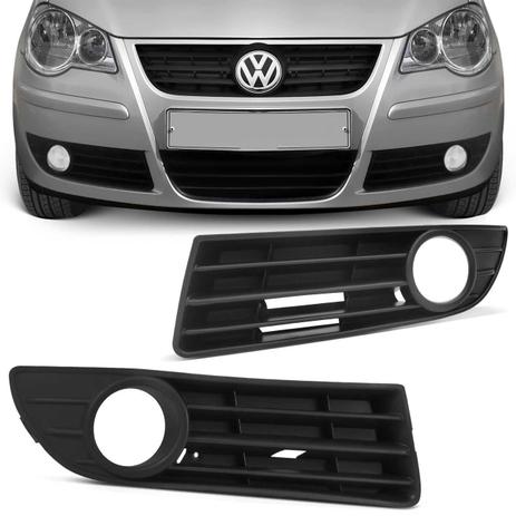 Grade Moldura Farol de Milha Polo Hatch Sedan 2007 2008 2009 2010 2011 Preta - Blawer Menor preço em Grade Moldura Farol de Milha Polo Hatch Sedan 2007 2008 2009 2010 2011 Preta - Blawer