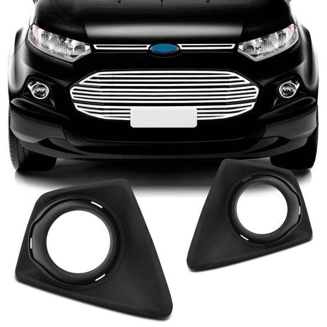 Grade Moldura Farol Milha Ecosport 2013 2014 2015 2016 2017 Preto Com Furo - Prime Menor preço em Grade Moldura Farol Milha Ecosport 2013 2014 2015 2016 2017 Preto Com Furo - Prime
