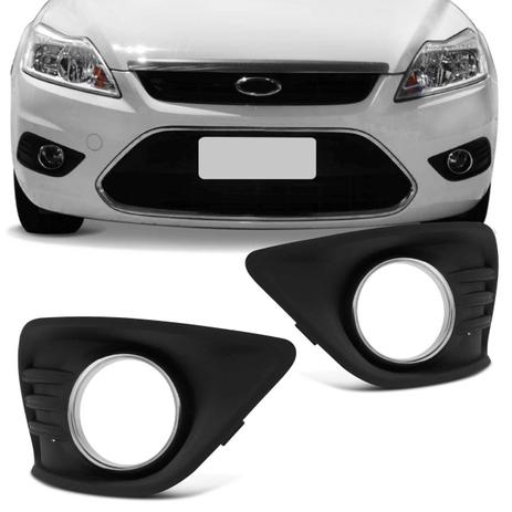 Grade Moldura Farol Milha Focus Hatch Sedan 2009 2010 2011 2012 2013 Preto Aro Cromado - Retrovex é boa?