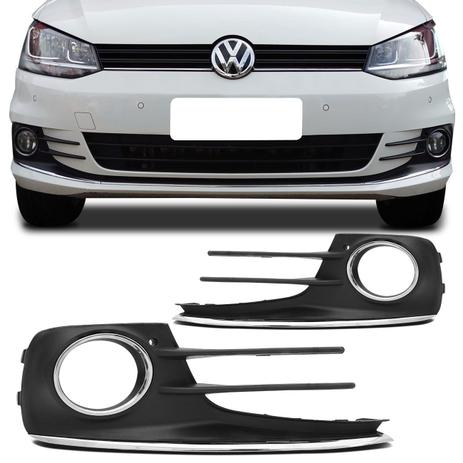 Grade Moldura Farol Milha Fox SpaceFox 2015 2016 2017 2018 2019 Preto Friso Aro Cromado Furo Milha - Blawer Menor preço em Grade Moldura Farol Milha Fox SpaceFox 2015 2016 2017 2018 2019 Preto Friso Aro Cromado Furo Milha - Blawer