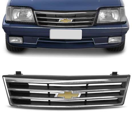 Grade Monza 1988 1989 1990 Frisos Cromado com Emblema - Prime Menor preço em Grade Monza 1988 1989 1990 Frisos Cromado com Emblema - Prime