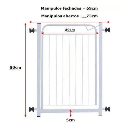Grade Portão De Segurança P/ Porta - Spaçoshop Menor preço em Grade Portão De Segurança P/ Porta - Spaçoshop