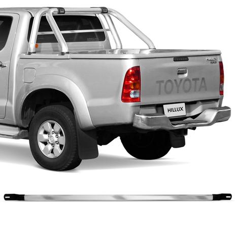 Grade Vigia Proteção do Vidro Traseiro Hilux 06 a 14 Slim Cromada - Solar Menor preço em Grade Vigia Proteção do Vidro Traseiro Hilux 06 a 14 Slim Cromada - Solar