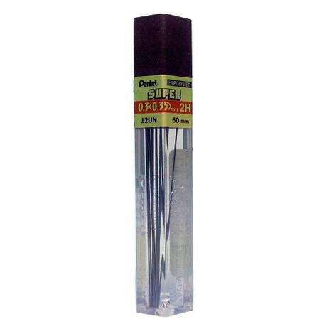 Grafite 0.3mm Pentel 2H Menor preço em Grafite 0.3mm Pentel 2H