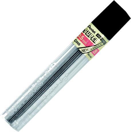 Grafite 0.5MM 2B 12TUBOSX12MINAS Pentel Menor preço em Grafite 0.5MM 2B 12TUBOSX12MINAS Pentel