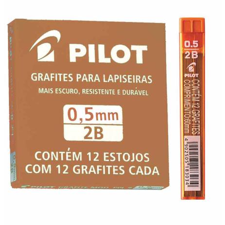 Grafite 0.5mm 2b estojo com 12 minas / 12est / pilot Menor preço em Grafite 0.5mm 2b estojo com 12 minas / 12est / pilot