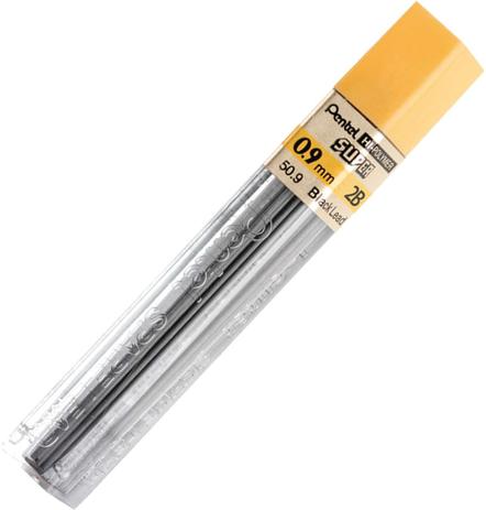 Grafite 0.9MM 2B 12TUBOSX12MINAS Pentel Menor preço em Grafite 0.9MM 2B 12TUBOSX12MINAS Pentel