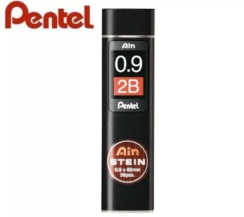 Grafite 0,9mm 2B Ain Stein Pentel Original - Tubo com 36 Minas Menor preço em Grafite 0,9mm 2B Ain Stein Pentel Original - Tubo com 36 Minas
