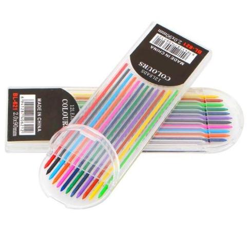 Grafite Colorido 2.0 com 12 Cores - Bhile Menor preço em Grafite Colorido 2.0 com 12 Cores - Bhile