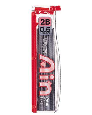 Grafite Pentel Ain 0.5 2b Tubo Com 40 Menor preço em Grafite Pentel Ain 0.5 2b Tubo Com 40