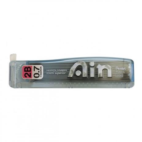 Grafite Pentel Ain 0.7 2b Tubo Com 40 Menor preço em Grafite Pentel Ain 0.7 2b Tubo Com 40