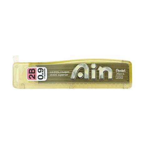Grafite Pentel Ain 0.9 2b Tubo Com 36 Menor preço em Grafite Pentel Ain 0.9 2b Tubo Com 36