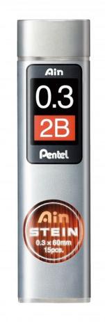 Grafite Pentel Ain Stein 0.3mm 2b Tubo C/15 Menor preço em Grafite Pentel Ain Stein 0.3mm 2b Tubo C/15