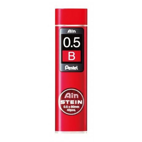 Grafite Pentel Ain Stein 0.5 B Tubo Com 40 Menor preço em Grafite Pentel Ain Stein 0.5 B Tubo Com 40