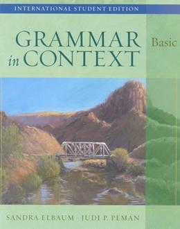 Grammar in context basic ise-text 464 pp - Cengage elt Menor preço em Grammar in context basic ise-text 464 pp - Cengage elt