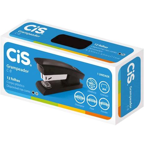 Grampeador De Plastico At 12 Folhas Cis C-8 Menor preço em Grampeador De Plastico At 12 Folhas Cis C-8