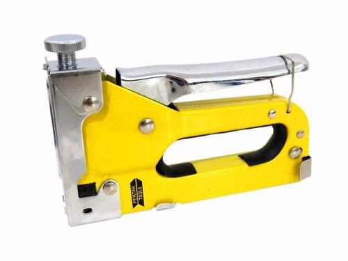 Grampeador de Pressão Metálico para Tapeçaria - AMARELA - Fertak tools é boa?