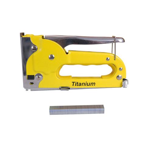 Grampeador manual em chapa de aço capacidade de 4 a 8 mm - Titanium Menor preço em Grampeador manual em chapa de aço capacidade de 4 a 8 mm - Titanium