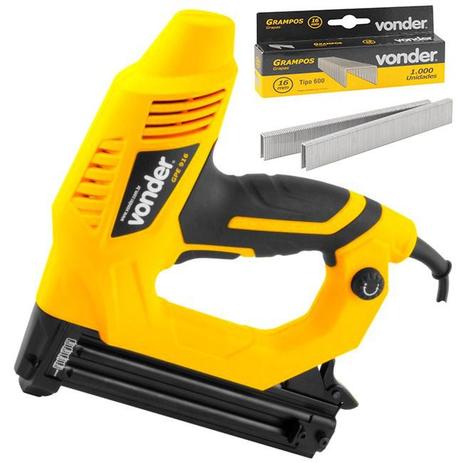 Grampeador Pinador Elétrico GPE 916 VONDER - 220V Com 1000 Grampos é ruim? Grampeador Pinador Elétrico GPE 916 VONDER - 220V Com 1000 Grampos é boa?