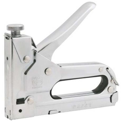 Grampeador/Pinador Manual em Chapa de Aço Cromado - Vonder - 2898200000 Menor preço em Grampeador/Pinador Manual em Chapa de Aço Cromado - Vonder - 2898200000