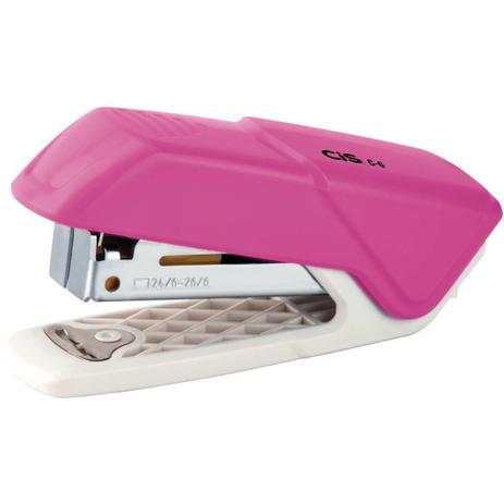 Grampeador Plastico CIS C-6 P/15FLS Rosa - Sertic Menor preço em Grampeador Plastico CIS C-6 P/15FLS Rosa - Sertic