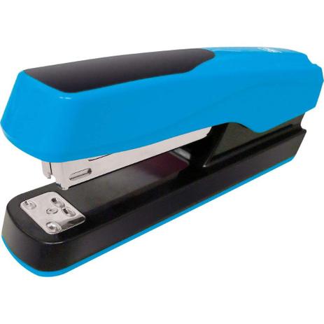 Menor preço em Grampeador Plástico Para 20 Folhas Neon Azul Tilibra