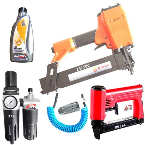 GRAMPEADOR PNEUMÁTICO PACAR/IMECO MONTE SUA TAPEÇARIA-(1-14/50C)+(180w/tg)+(1-frl)+(1mang+eng+óleo) - Imeco/pacar Menor preço em GRAMPEADOR PNEUMÁTICO PACAR/IMECO MONTE SUA TAPEÇARIA-(1-14/50C)+(180w/tg)+(1-frl)+(1mang+eng+óleo) - Imeco/pacar