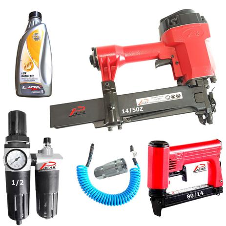GRAMPEADOR PNEUMÁTICO PACAR MONTE SUA TAPEÇARIA-(1-14/50Z)+(80W/TG)+(1-frl)+(1mang+eng+óleo) Menor preço em GRAMPEADOR PNEUMÁTICO PACAR MONTE SUA TAPEÇARIA-(1-14/50Z)+(80W/TG)+(1-frl)+(1mang+eng+óleo)