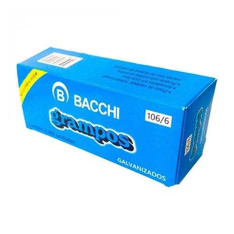 Grampo 106/6 Galvanizado Rocama Bacchi c/3500 Menor preço em Grampo 106/6 Galvanizado Rocama Bacchi c/3500