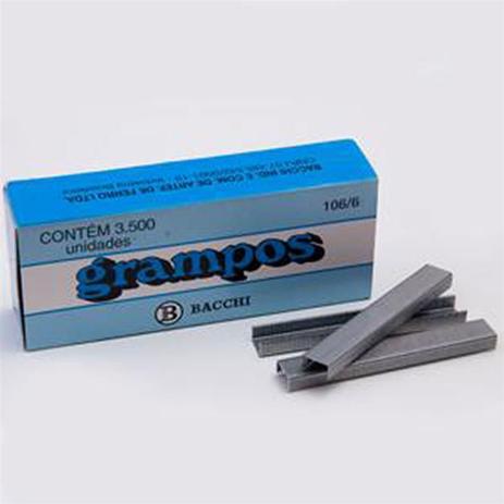 Grampo 106/8 Galvanizado Caixa Com 3000 Unidades Bacchi Menor preço em Grampo 106/8 Galvanizado Caixa Com 3000 Unidades Bacchi
