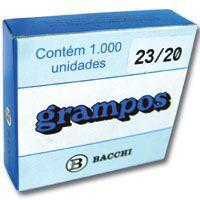 Grampo para Grampeador 23/20 ACO 1000 Grampos - Bacchi Menor preço em Grampo para Grampeador 23/20 ACO 1000 Grampos - Bacchi
