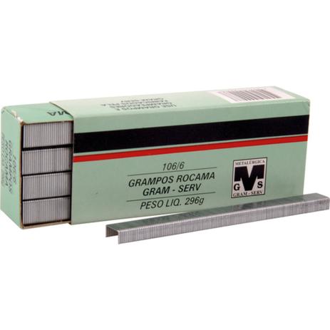 Grampo para grampeador manual 8 mm caixa com 2.500 pçs - 106-8 - Rocama Menor preço em Grampo para grampeador manual 8 mm caixa com 2.500 pçs - 106-8 - Rocama