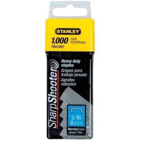 Grampo para Grampeador Manual 8mm 1000 peças Stanley Menor preço em Grampo para Grampeador Manual 8mm 1000 peças Stanley