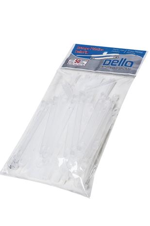 Grampo Plastico Branco 50 Unidades - Dello Menor preço em Grampo Plastico Branco 50 Unidades - Dello