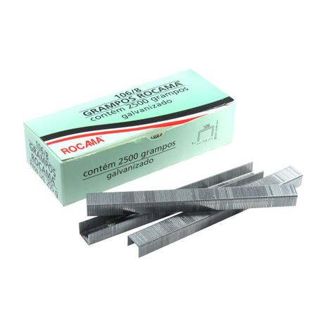 Grampo Rocama 8MM 106X8MM 2500PCS Cód.RC12 Menor preço em Grampo Rocama 8MM 106X8MM 2500PCS Cód.RC12