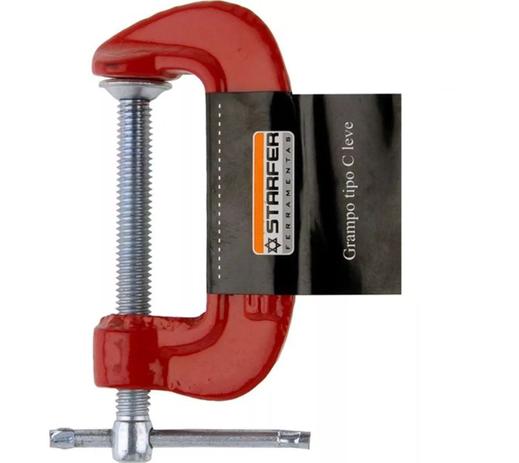 Grampo sargento leve tipo c para marceneiro starfer leve 2 polegadas Menor preço em Grampo sargento leve tipo c para marceneiro starfer leve 2 polegadas