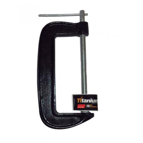 Grampo tipo C para marceneiro 6” - Titanium Menor preço em Grampo tipo C para marceneiro 6” - Titanium