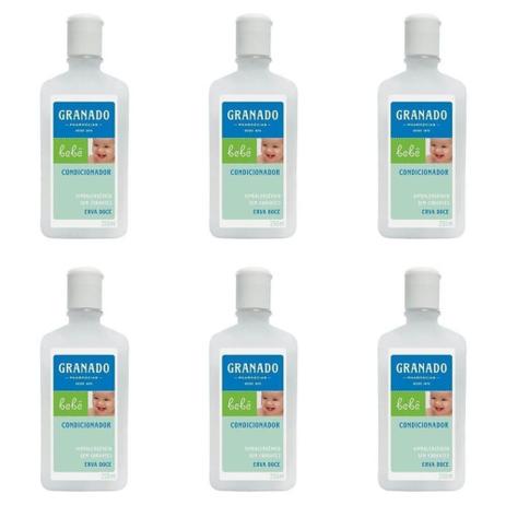 Granado Bebê Condicionador Erva Doce 250ml (Kit C/06) Menor preço em Granado Bebê Condicionador Erva Doce 250ml (Kit C/06)