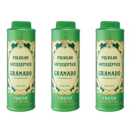 Granado Fresh Polvilho P/ Pés 100g (Kit C/03) Menor preço em Granado Fresh Polvilho P/ Pés 100g (Kit C/03)