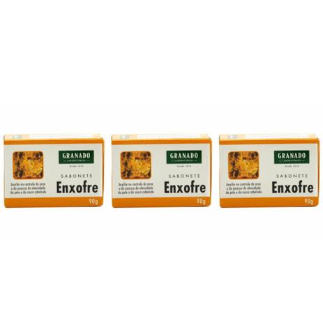 Granado Sabonete Enxofre 90g (Kit C/03) Menor preço em Granado Sabonete Enxofre 90g (Kit C/03)