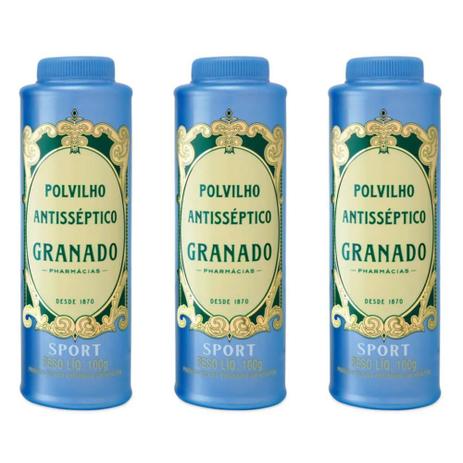 Granado Sport Polvilho 100g (Kit C/03) Menor preço em Granado Sport Polvilho 100g (Kit C/03)