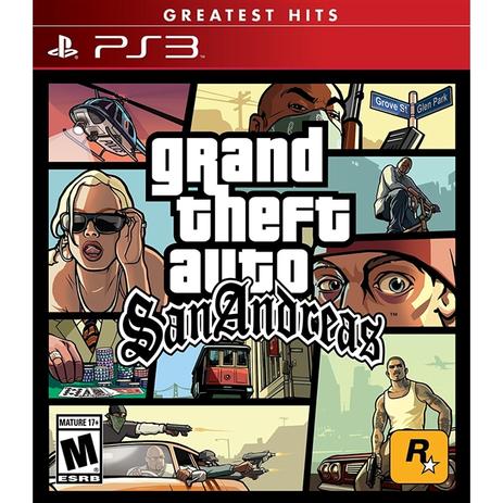 Grand Theft Auto: San Andreas Greatest Hits - Ps3 - Sony Menor preço em Grand Theft Auto: San Andreas Greatest Hits - Ps3 - Sony