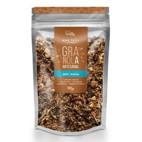 granola sem aveia - 500g - Ane Lelis Menor preço em granola sem aveia - 500g - Ane Lelis