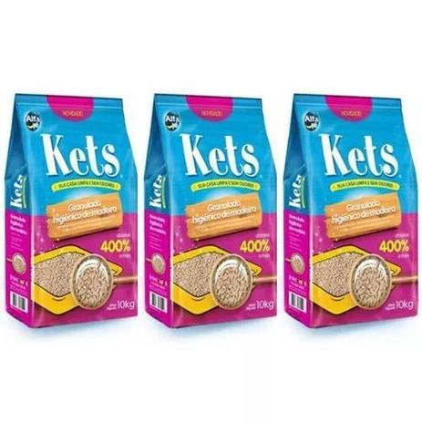 Granulado de Madeira Higienico para Gatos Kets Alfapet - 30kg Menor preço em Granulado de Madeira Higienico para Gatos Kets Alfapet - 30kg