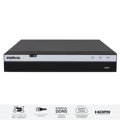 Gravador Digital de Vídeo DVR Stand Alone Intelbras MHDX 3008 08 Canais Full HD 1080p Menor preço em Gravador Digital de Vídeo DVR Stand Alone Intelbras MHDX 3008 08 Canais Full HD 1080p
