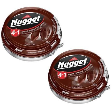 Graxa (2u) Restaura Sapatos Pasta Nugget Marrom 36g Brilho - Graxa / Cera  de Sapato - Magazine Luiza